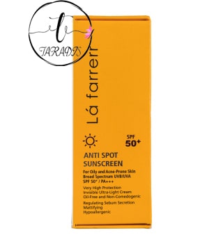 lafarrerr-anti-spot-spf50-sunscreen 3 کرم ضد آفتاب و ضد لک بی رنگ لافارر